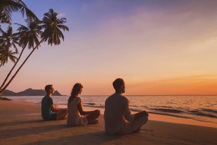 mindfulness at the beach