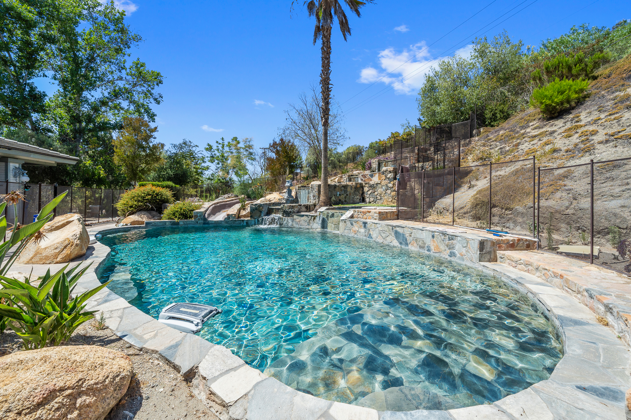 Swimming pool at the Pacific Bay Recovery San Diego facility